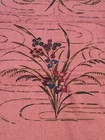 Vintage Cotton poly Bathroom Towels W floral Pattern Nos Irregulars Mauve  2 