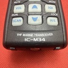 Icom Ic-m34 Vhf Marine Radio Transceiver Waterproof   Floats No Battery