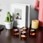 Home Crystal Tealight Candle Holders Pack Of 4  1 5 Inches Height  Heavy 
