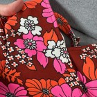 Vintage Swimsuit 60s Catalina Women Size S 2 4 Dayglo Flower Power One Piece Mod
