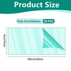 Tweruna 20 Pcs 2   X 4 25   Clear Welding Lens  2 X 4 Inches 