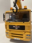 Bruder Construction Toy Tele Crane Tc 4500 Made In Germany Dump Truck Excavator