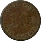 Nevada City  California Ca Costello And Jepsen  saloon  Good For 10   Trade Token