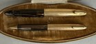 Sheaffer Usa Vintage 14k Gold Nib Fountain Pen   Mechanical Pencil Set