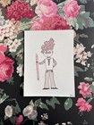 Pink Hair Pencil Cartoon Figure Original Doodle Indie Art Print Licensed Signed