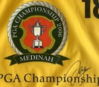 Sergio Garcia Signed 2006 Pga Flag Medinah Golf Championship Psa dna Coa