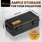 Cigar Caddy 3240 Travel Cigar Humidor  Holds 10 Cigars  Waterproof  Crush Proof