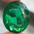 Colombian Huge Oval Cut Green Emerald 120  Ct Certified Natural Loose Gemstone