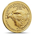 2026 1 10 Oz American Gold Eagle Coin  5  bu 