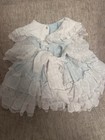 Girls 2t Floral Fit   Flare Dress Lot Puff Sleeve Lace Ruffle Smocked