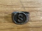 Antique Men s Round Casino Style Money Cash U s  Dollar Sign Ring Cracker Jack 