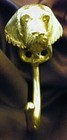 German Wirehaired Pointer  Gwp J Hook  Robe Hook  Coat Hook  Leash Hook Bronze