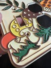 Vintage 1970s Merry Mushroom  Outlet Plate Cover Retro Kitchen Light Switch