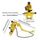 19 Rcs Brake Master Cylinder Hydraulic Clutch Cnc For Yamaha Honda Suzuki
