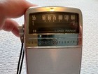 Vintage General Electric Solid State Handheld Pocket Radio Tested   Works
