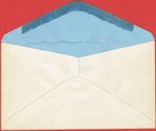  st3572 hawaii Postal Envelope 1884 Scott u8  u9 With Blue Paper Inside Cv  1100