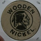 Vintage Masonite Corporation Colonist Wooden Nickel - Token  2