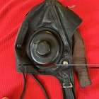 Original Vtg Ussr Soviet Mig Fighter Pilot Leather Flight Helmet   Microphone