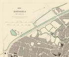 Historic Map - Brussels Belgium - Chapman 1834 - 27 75 X 23 - Vintage Wall Art