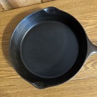 Vintage Wagner Ware Sidney -0- Cast Iron Skillet Frying Pan  9b Double Spout