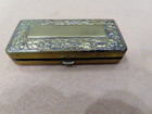 Antique Brass Gillette Usa Shaving Set Kit Travel Case Early 1900s L7 25