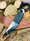 Custom Made Kiridashi Knife - High Carbon Steel Blade W Leather Sheath 2888