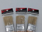 Lot Of 3 Winco Wbr-15 1-1 2 Natural Boar Bristles Pastry Brushes W wood Handle