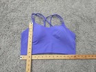 Lululemon Women s Ribbed Strappy Back Sports Bra Purple Size M Medium Yoga Run