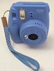 Fujifilm Instax Mini 9 Instant Camera   Blue   Tested Free Shipping 