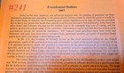 Coin Folder Album Dansco Us Presidential Dollar Coins  8184 W Book Sleeve