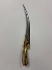 Brass Antique Barasinga Khanjar Damascus Stag Dagger Vintage Dirk Collectible