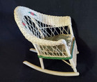 Wicker Rocking Chair Child Toddler Size 1929 From Outlaw Jesse James Estate