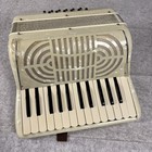 Vintage Handmade 1946 Made In Italy Mother Of Pearl Accordion W  Case 51290
