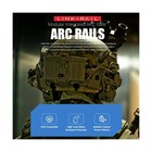 Fmatal Gear Tactical Helmet Powered   Data Arc Rails Full Kit - Complete Bund   