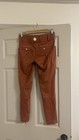Sync Equestrian Fleeced Euro Suede Full Seat Breeches Rust