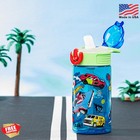Zak Designs Mattel Hot Wheels Sage Kids Water Bottle For School Or Travel  16oz