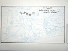 1980 s Donald   Daisy Duck Walt Disney Production Cel Comic Strip Art Drawing