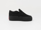 Vans Classic Slip On Black Canvas Shoes Toddlers Infant Baby Sneakers Boys Girls