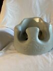 Bumbo Baby Floor Seat With Adjustable Safety Restraint Strap Belt In Gray