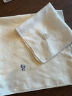 Vintage Lot Of 13 White Men   s Handkerchiefs   Sizes From 9  To 19  Square 