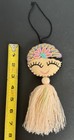 Mexican Handmade Felt Frida Kahlo Tassel Embroidered Pom Pom