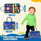 Daisiki Montessori Busy Board Toys  Sensory Board For Toddlers 1-3  Travel Fe   