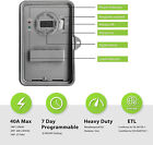Bn-link Pool Pump Timer  Outdoor Digital Timer Box Heavy Duty 7-day Programmable