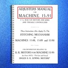 Singer Singer 15-91 Service And Instruction Manual Bundle - Wire Bound - Covers