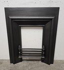 Antique Victorian Cast Iron Fireplace Surround insert - Fully Restored -  f386 
