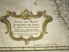 Peru Lima 1756 Nicholas Bellin Antique Engraved Map 18th Century