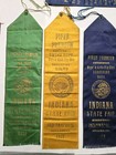 1927-1929 Indiana State Fair   Marion Co  Agricultural And Horticultural Ribbons