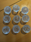 Antique Pressed Glass Sandwich 1820s Dresser Set Empire Sheraton