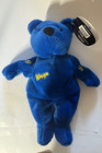 Nwt Nhl Wayne Gretzky Salvino s Bammers Beanie Baby Bear 1999 Promo Blue