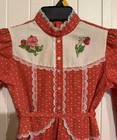 1980 Vintage Strawberry Shortcake Dress Size 7 Kids 80s